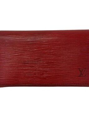 LOUIS VUITTON PorteMonnaie Vietresol M63507 Castilian Red Epi - MI0939